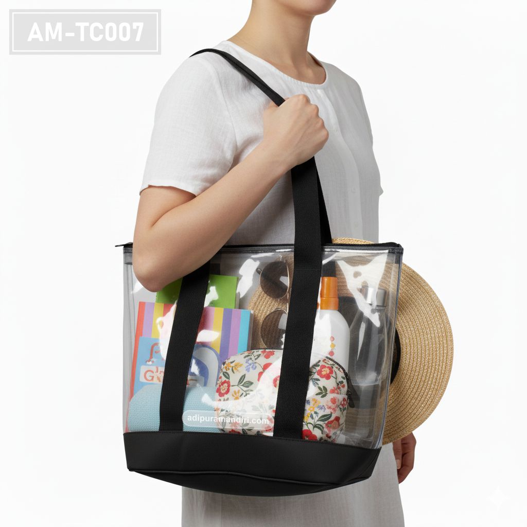 Transparent PVC Tote Bag