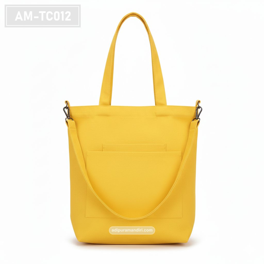 Mustard Yellow Canvas Tote Bag