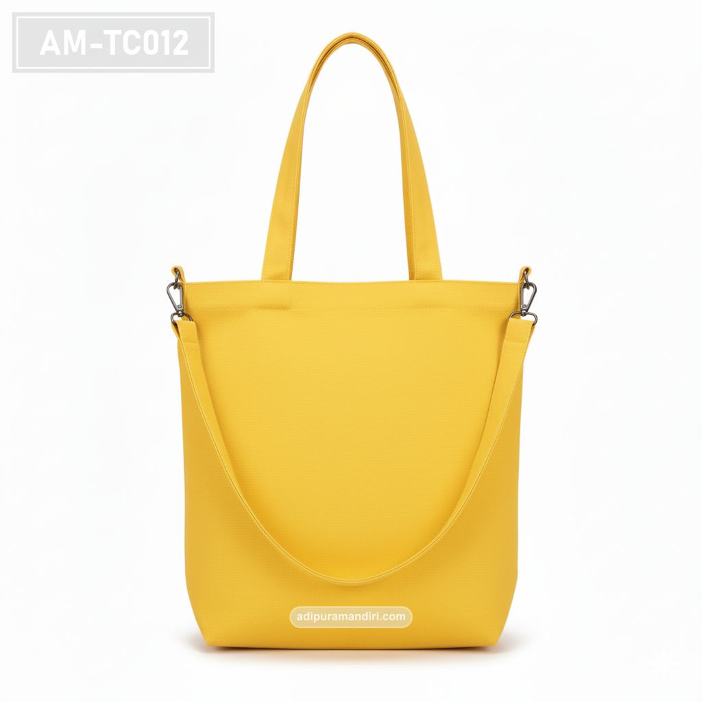 Mustard Yellow Canvas Tote Bag