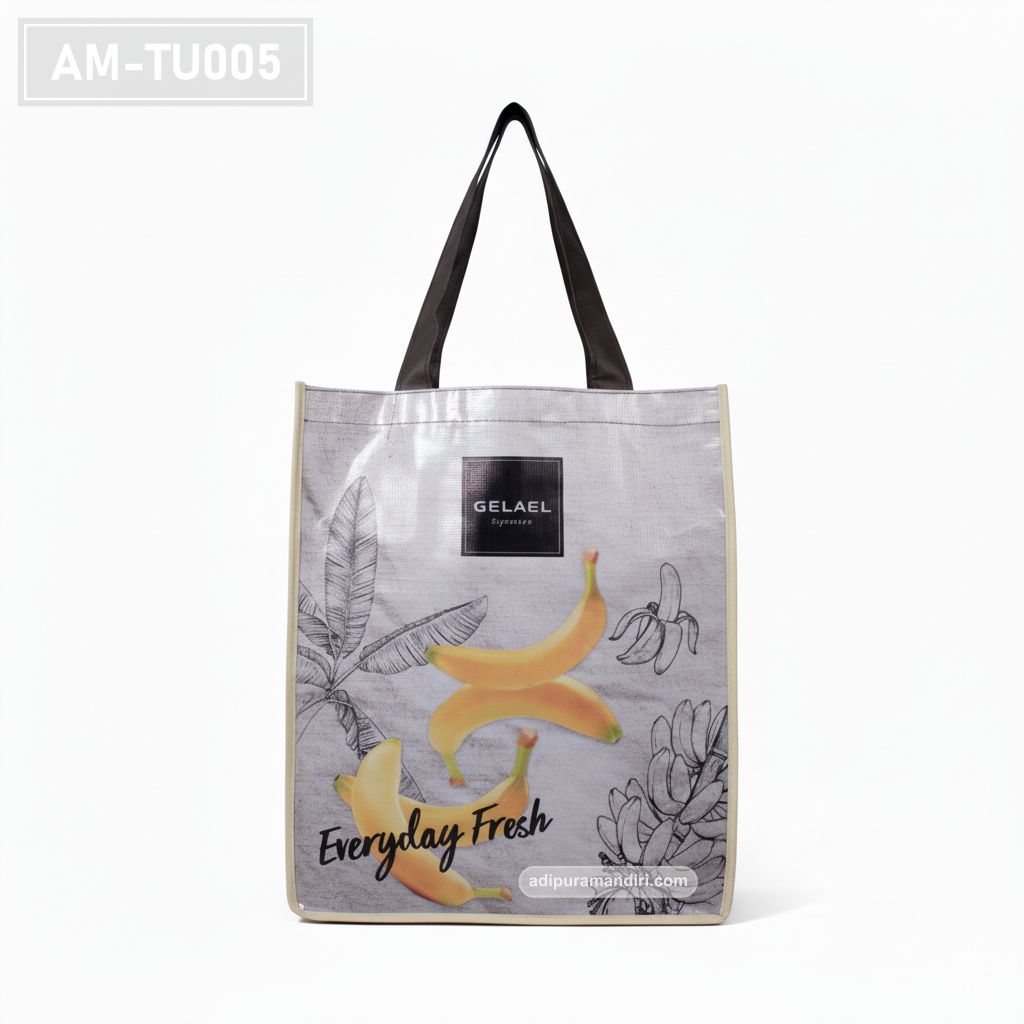 Glossy Laminated Spunbond Shopping Bag