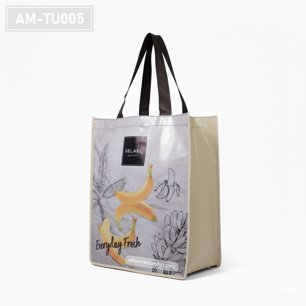 Glossy Laminated Spunbond Shopping Bag